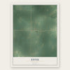Effie, Minnesota map print, the full design
