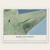 Morgan's Point, Texas map print, the full design