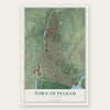 Town of Pelham, New York map print, the full design