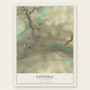 Connell, Washington map print, the full design