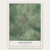 Millington, Tennessee map print, the full design