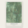 Greenland, Arkansas map print, the full design