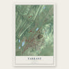 Tarrant, Alabama map print, the full design