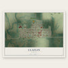 Claflin, Kansas map print, the full design