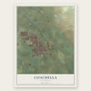 Coachella, California map print, the full design