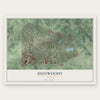 Dunwoody, Georgia map print, the full design
