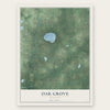 Oak Grove, Minnesota map print, the full design