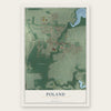 Poland, Ohio map print, the full design