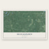 Shanagolden, Wisconsin map print, the full design