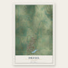 Drexel, Missouri map print, the full design