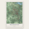 Milledgeville, Georgia map print, the full design