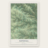 Kendall, Lafayette County, Wisconsin map print, the full design