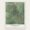 Farmington, Minnesota map print, the full design