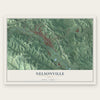 Nelsonville, Ohio map print, the full design
