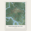 Whitemarsh Island, Georgia map print, the full design