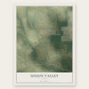 Union Valley, Texas map print, the full design
