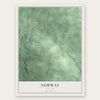 Norway, New York map print, the full design