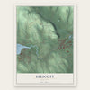 Ellicott, New York map print, the full design