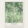 Wingville, Wisconsin map print, the full design