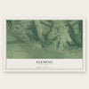 Fleming, Missouri map print, the full design
