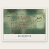 Beckemeyer, Illinois map print, the full design