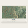 Quincy, Pennsylvania map print, the full design