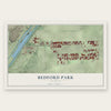 Bedford Park, Illinois map print, the full design