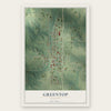 Greentop, Missouri map print, the full design