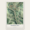 Summer Hill, Pennsylvania map print, the full design