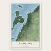 Fairhaven, Michigan map print, the full design
