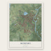 McHenry, Illinois map print, the full design