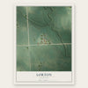 Lorton, Nebraska map print, the full design