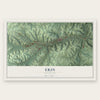 Erin, Tennessee map print, the full design