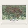 Studio City, California map print, the full design