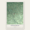 Chateaugay, New York map print, the full design