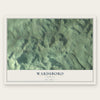 Wardsboro, Vermont map print, the full design