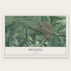 Kellogg, Idaho map print, the full design