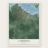 Cambridge, Maryland map print, the full design