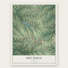 Dry Ridge, Kentucky map print, the full design