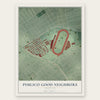 Pimlico Good Neighbors, Maryland map print, the full design