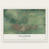Tillamook, Oregon map print, the full design