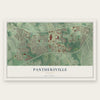 Panthersville, Georgia map print, the full design
