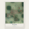 Wilder, Idaho map print, the full design