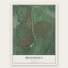 Brookdale, New Jersey map print, the full design