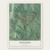 Ridgeside, Tennessee map print, the full design