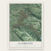 El Sobrante, Contra Costa County, California map print, the full design
