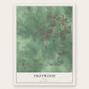 Trotwood, Ohio map print, the full design