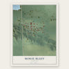 Morse Bluff, Nebraska map print, the full design
