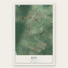 Roy, Washington map print, the full design