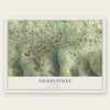 Nickelsville, Virginia map print, the full design